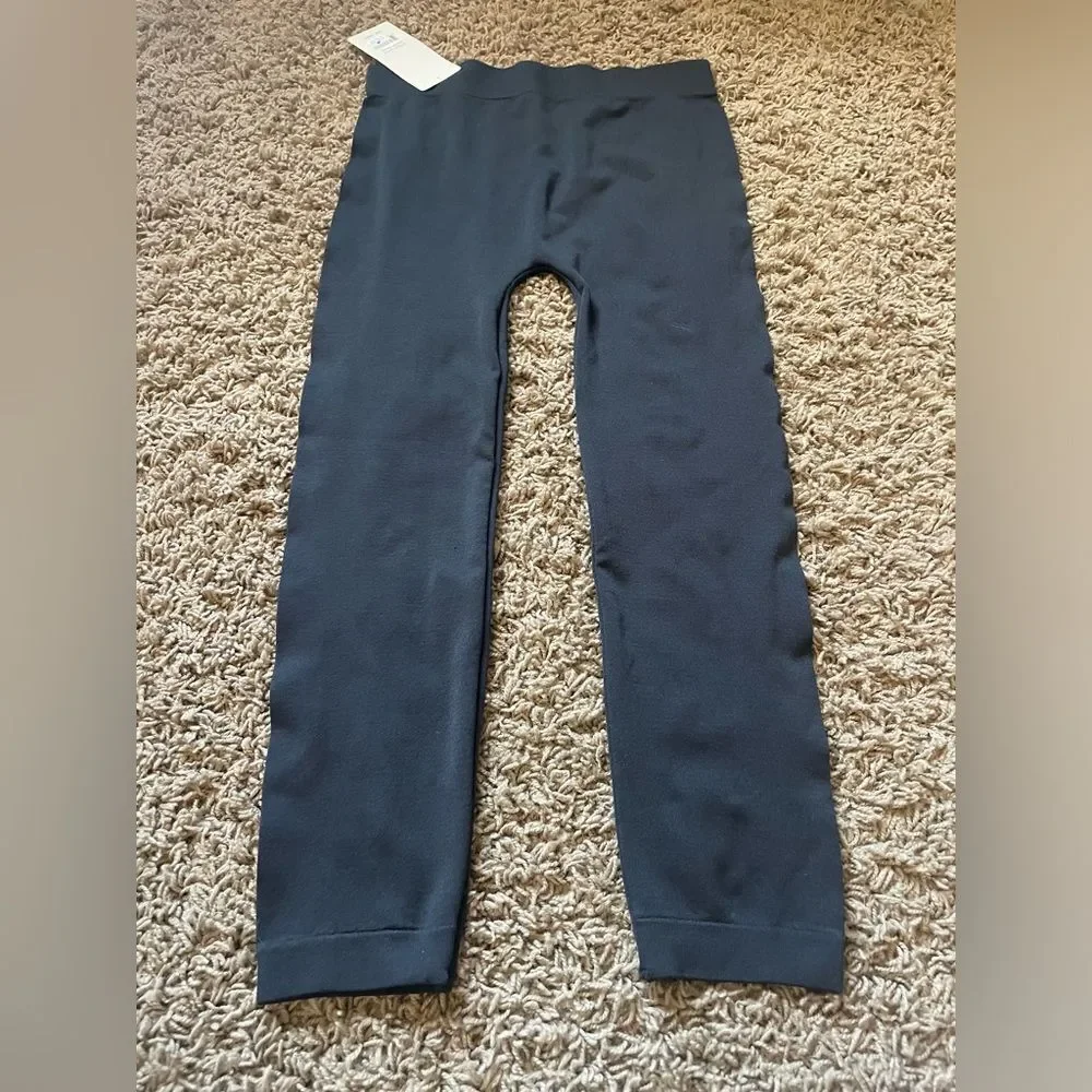 Sofia seamless leggings size “free” charcoal color small medium large tights NEW